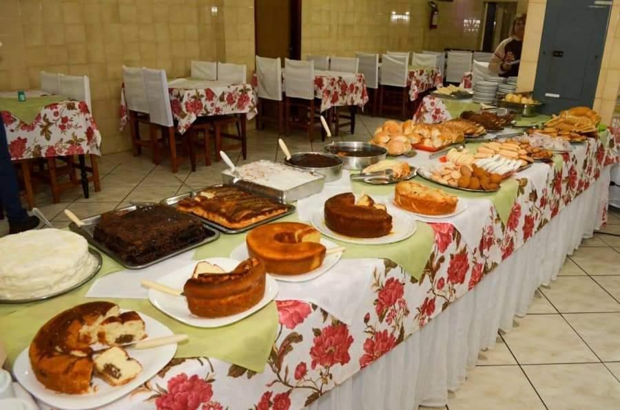 Hotel Novo Tamburi Santa Terezinha do Itaipu Dış mekan fotoğraf