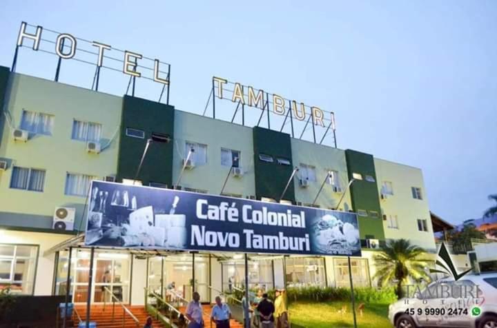 Hotel Novo Tamburi Santa Terezinha do Itaipu Dış mekan fotoğraf